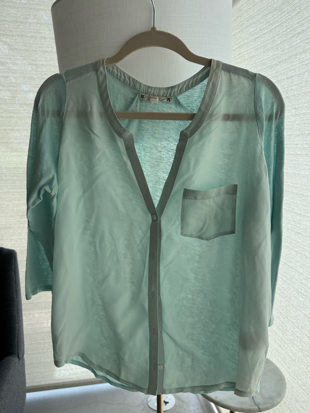 Soft Joie Mint Green Sweatshirt Top